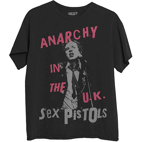 Sex Pistols koszulka, Anarchy in the UK Black, męskie
