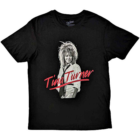 Tina Turner koszulka, Red Logo Black, męskie