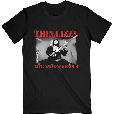Thin Lizzy koszulka, Live & Dangerous Black, męskie