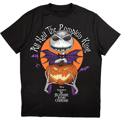 The Nightmare Before Christmas koszulka, Hail the Pumpkin King Black, męskie