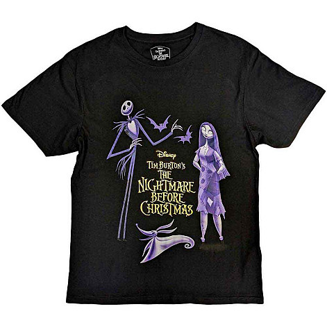 The Nightmare Before Christmas koszulka, Purple Characters V.2 Black, męskie