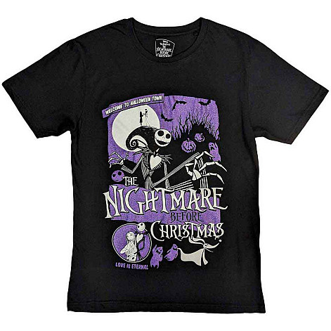 The Nightmare Before Christmas koszulka, WTHT Black, męskie