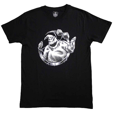 The Nightmare Before Christmas koszulka, Oogie Roll Black, męskie