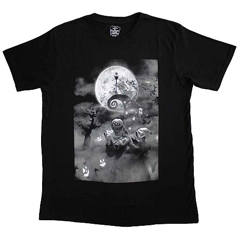 The Nightmare Before Christmas koszulka, Oogie Scene Black, męskie