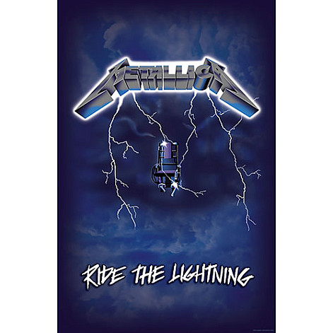 Metallica teszttylny banner 70cm x 106cm, Ride The Lightning