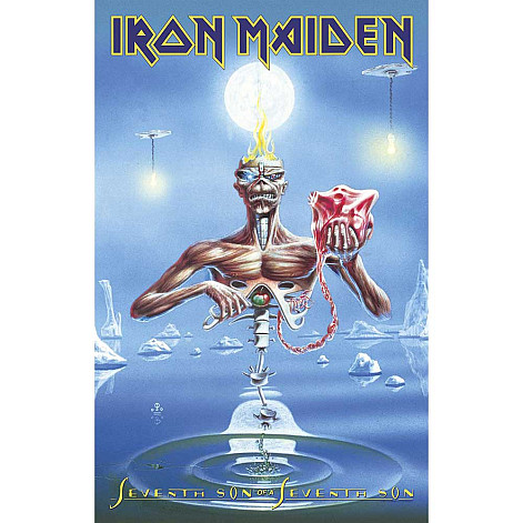 Iron Maiden teszttylny banner 70cm x 106cm, Seventh Son