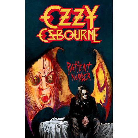 Ozzy Osbourne tekstylny banner PES 70 x 106 cm, Patient No.9