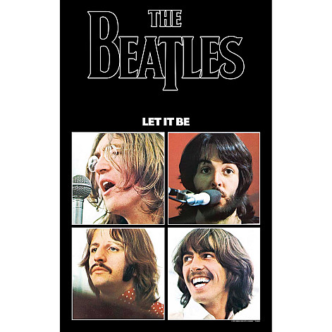 The Beatles tekstylny banner 70cm x 106cm, Let It Be