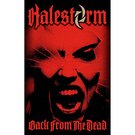 Halestorm tekstylny banner PES 70cm x 106cm, Back From The Dead