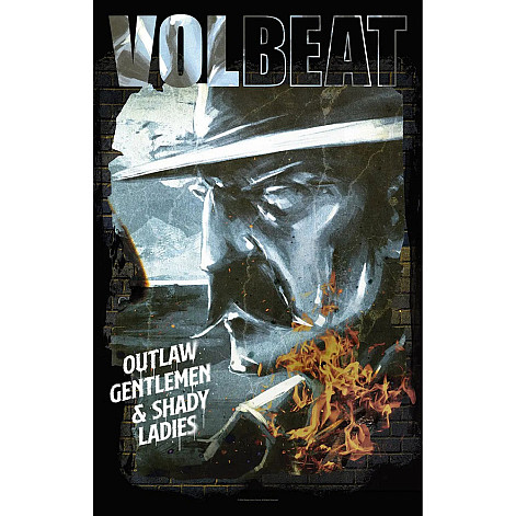 Volbeat tekstylny banner PES 70cm x 106cm, Outlaw Gentlemen