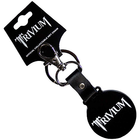 Trivium kovová brelok 40 mm, Classic Logo Mono Circle Zinc