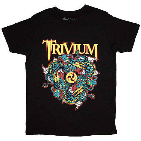 Trivium koszulka, Dragon Circle Pit Black, męskie