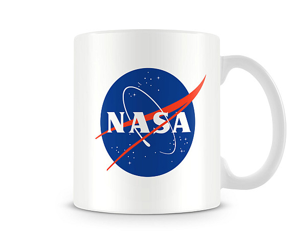 NASA ceramiczny kubek 250ml, NASA Logotype