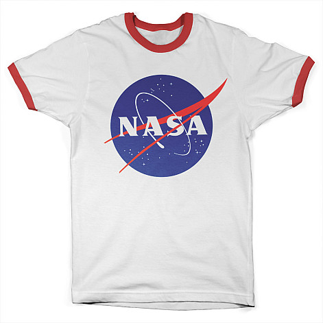 NASA koszulka, Insignia Ringer Red, męskie