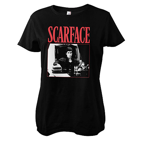 Scarface koszulka, Tony Montana - The Power Girly Black, damskie