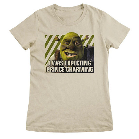 Shrek koszulka, I Was Expecting Prince Charming Girly Khaki, damskie
