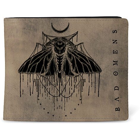Bad Omens portfel PU 11 x 10 x 1 cm, Moth