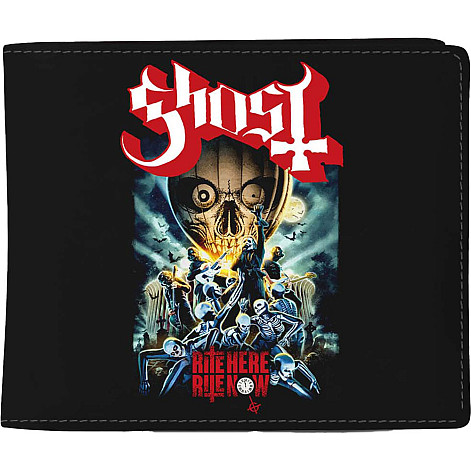 Ghost portfel PU 11 x 10 x 1 cm, Rite Here, Rite Now Black