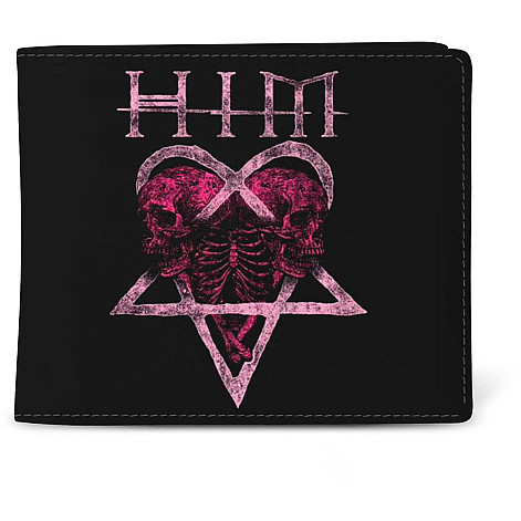 HIM portfel PU 11 x 10 x 1 cm, Logo Black