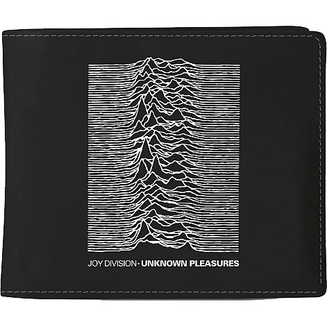 Joy Division portfel PU 11 x 10 x 1 cm, Unknown Pleasures Black