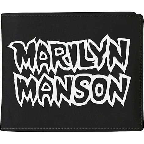 Marilyn Manson portfel PU 11 x 10 x 1 cm, Logo Black