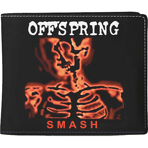The Offspring portfel PU 11 x 10 x 1 cm, Smash Black