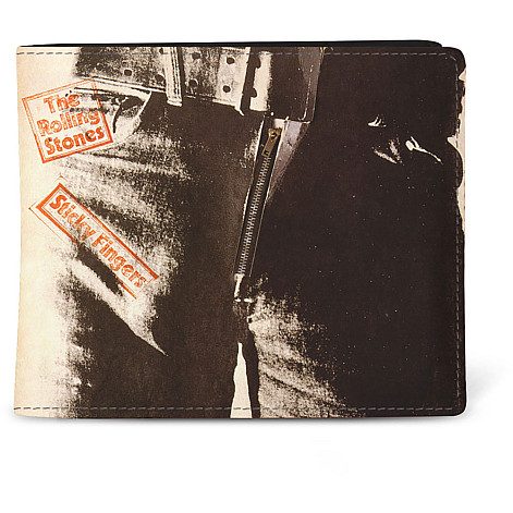 Rolling Stones portfel PU 11 x 10 x 1 cm, Sticky Fingers