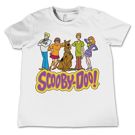 Scooby Doo koszulka, Team Scooby Doo White, dziecięcy