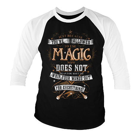 Harry Potter koszulka długi rękaw, Magic, męskie