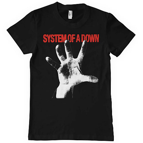 System Of A Down koszulka, SOAD Hand Black, męskie