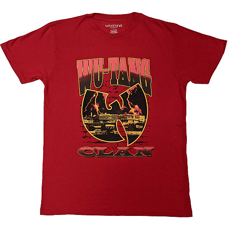 Wu-Tang Clan koszulka, Brick Wall Red, męskie