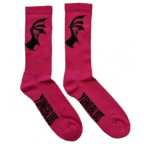 Yungblud ponožky, Life On Mars Tour Pink, unisex - velikost 4 až 7 (36 až 40 EU)