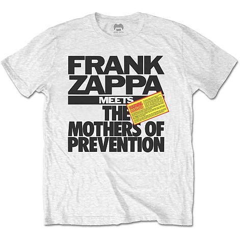 Frank Zappa koszulka, The Mothers of Prevention White, męskie