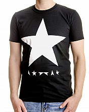 David Bowie koszulka, Blacszttar (White Star On Black), męskie