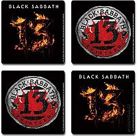 Black Sabbath set korkových podtácků 4szt, 13