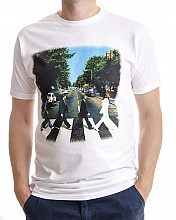 The Beatles koszulka, Abbey Road White, męskie