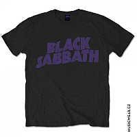 Black Sabbath koszulka, Wavy Logo Vintage, męskie