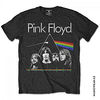 Pink Floyd koszulka, DSOTM Band & Prism Grey, męskie