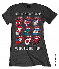 Rolling Stones koszulka, Voodoo Lounge Tongues, damskie