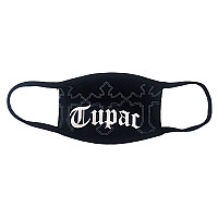 Tupac bavlněná maska na ústa, Logo & Crosses