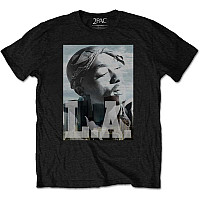 Tupac koszulka, LA Skyline, męskie