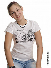 Star Wars koszulka, R2D2 Blueprint Girly, damskie