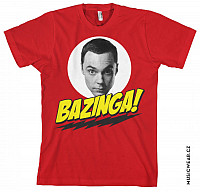 Big Bang Theory koszulka, Bazinga Sheldons Head, męskie
