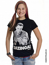 Big Bang Theory koszulka, Sheldon Says BAZINGA! Girly, damskie