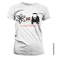 Big Bang Theory koszulka, I´m A Physicist Not A Hippie Girly, damskie