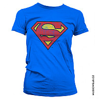 Superman koszulka, Washed Shield Girly, damskie