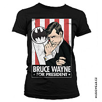 Batman koszulka, Bruce Wayne For President Girly, damskie
