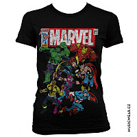 Marvel Comics koszulka, Team Up Black Girly, damskie