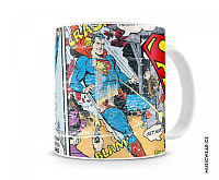 Superman ceramiczny kubek 250 ml, Distressed Comic Strip