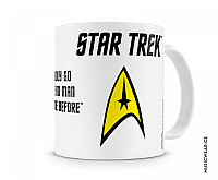 Star Trek ceramiczny kubek 250ml, Star Trek Boldly